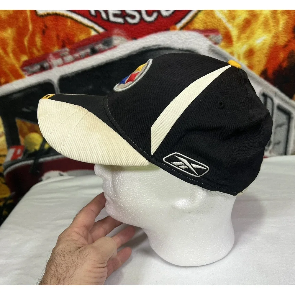 Pittsburgh Steelers Team NFL Hat Cap Black‎ & White One Size Fits All
